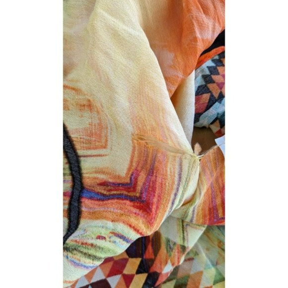 Vizcosa Embellished Silk Kaftan - Picture 7 of 8